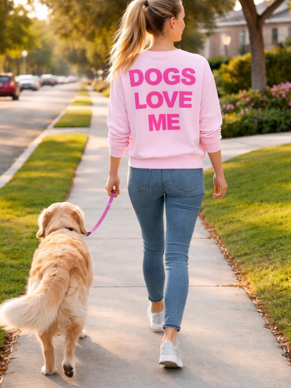 Wildfox ‘Dogs Love Me' Dog Crewneck Sweat Shirt